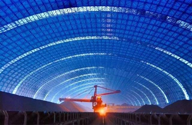 遵化亿优钢构工程师为您解析原料场封闭技术的特点和类型
